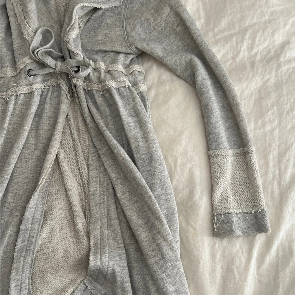 Free People Cozy Gray Knit Sweater - Picture 5 of 8